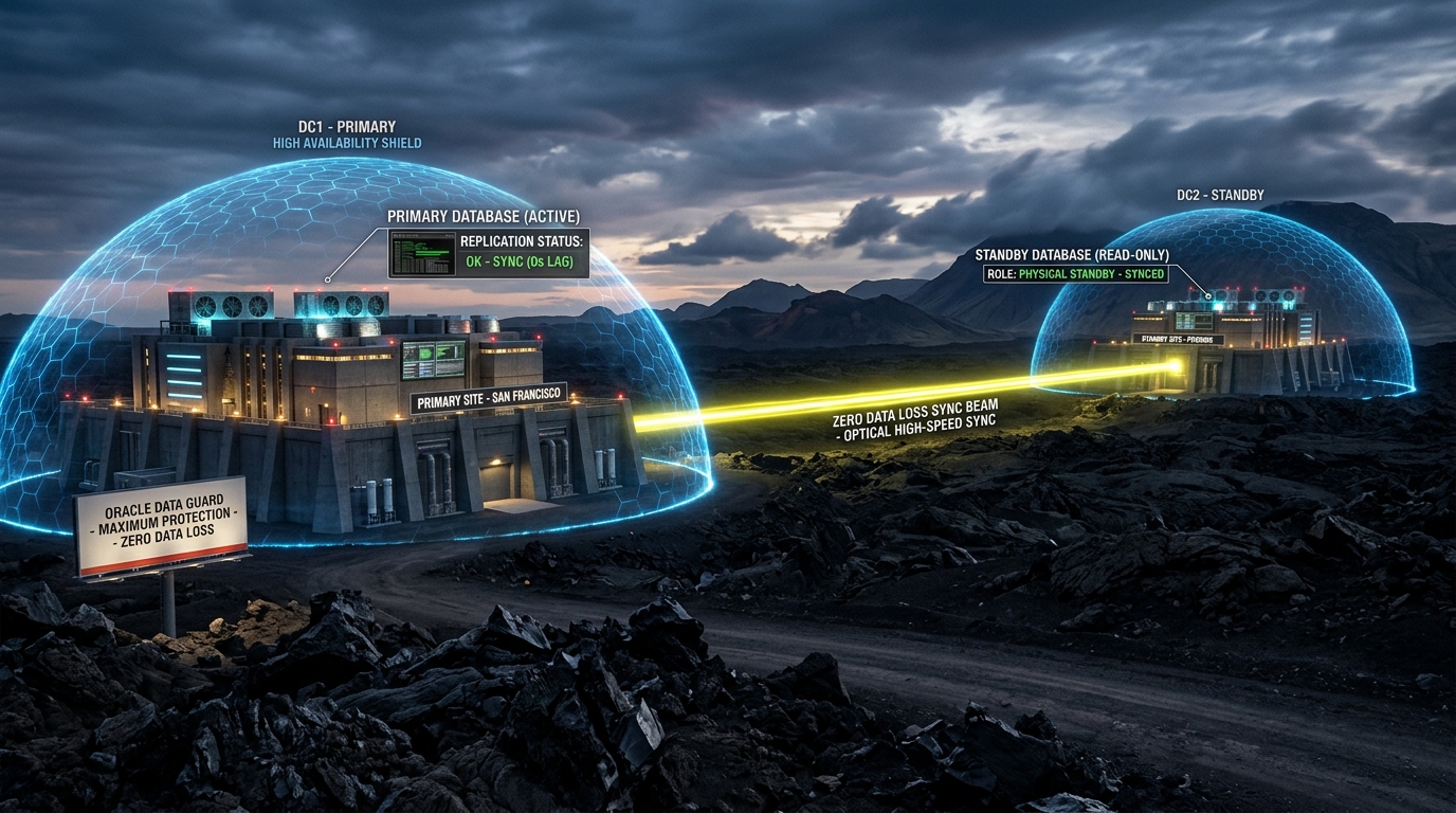 Oracle Active Data Guard Architecture: Zero Data Loss, Far Sync, & Fast-Start Failover